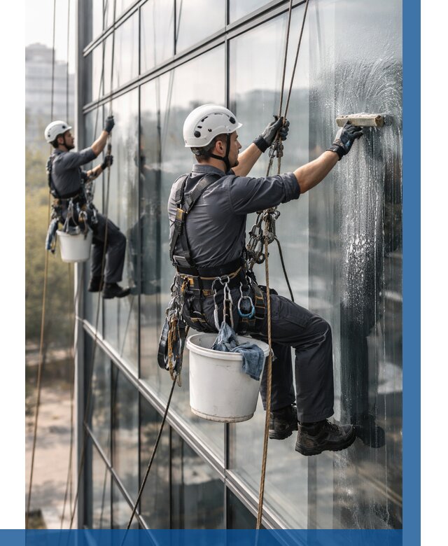 Мойка сплошного остекления в Чайковском, заказать от 304 р.| ВЫСОТНИК-Чкв