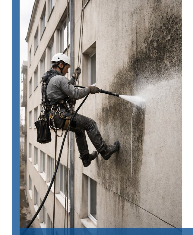 Профессиональная очистка фасадов от плесени в Чайковском