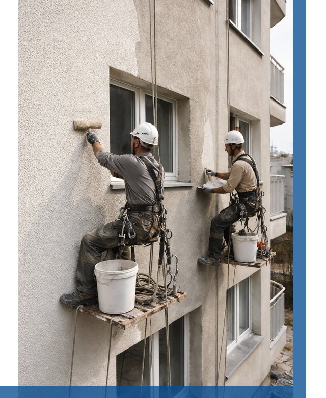 Нанесение короеда на фасад в Чайковском от 455 р. | ВЫСОТНИК-Чкв