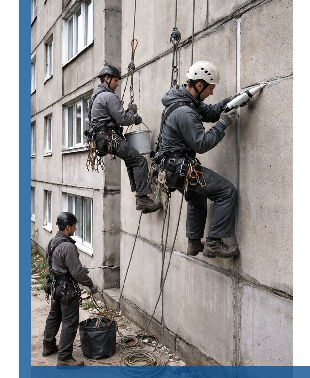 Герметизация межпанельных швов в Чайковском с гарантией герметичности