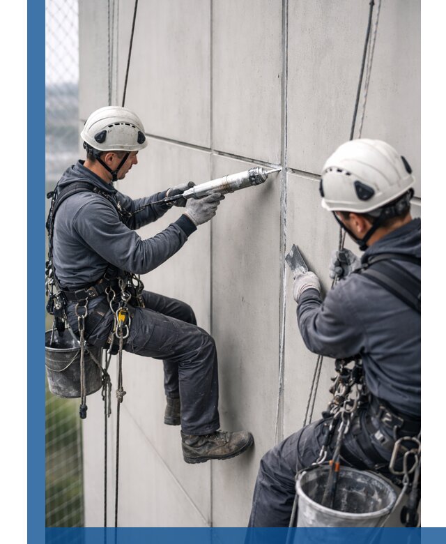 Первичная герметизация швов фасадов и кровель в Чайковском