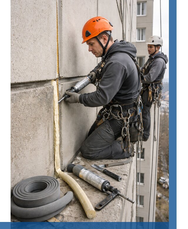Теплый шов межпанельные швы в Чайковском от 708 р. | ВЫСОТНИК-Чкв