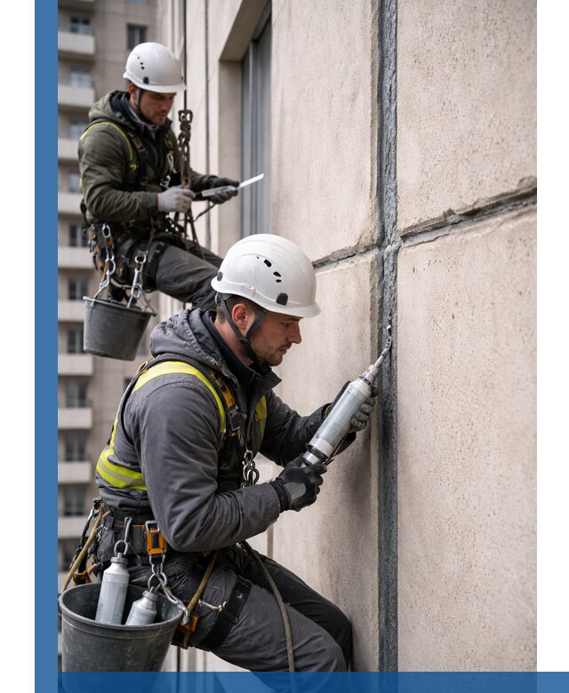 Герметизация деформационных швов фасада в Чайковском качественно