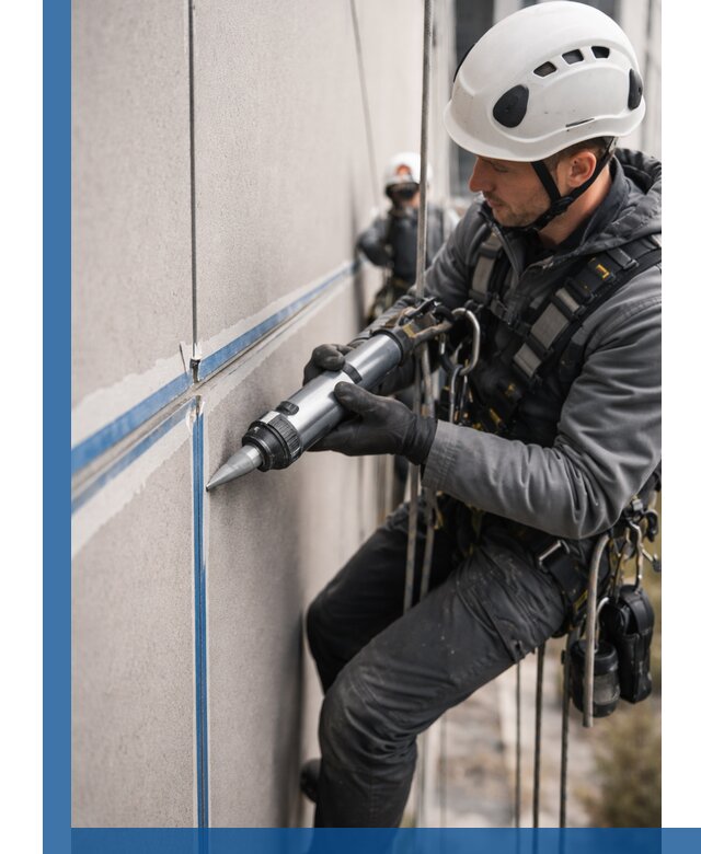 Герметизация стыков фасадных панелей в Чайковском качественно и быстро