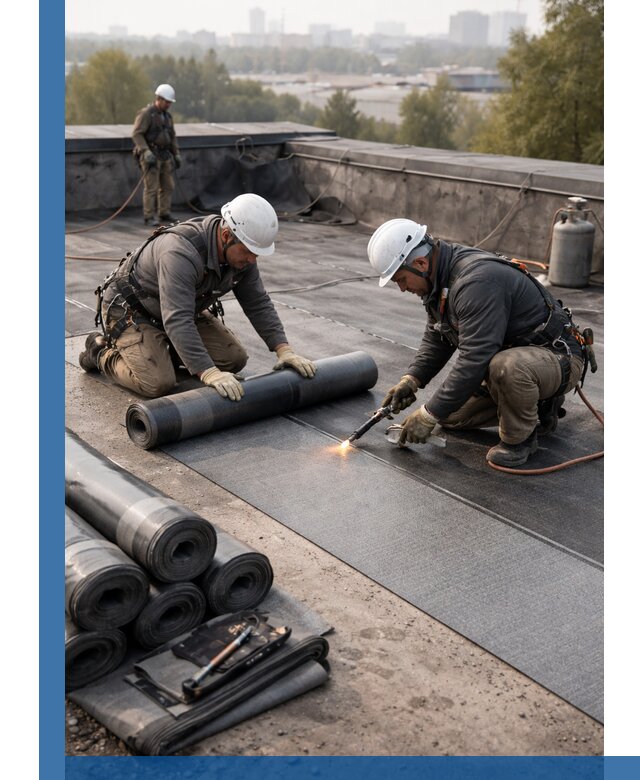 Монтаж мягкой кровли в Чайковском профессионально и надежно