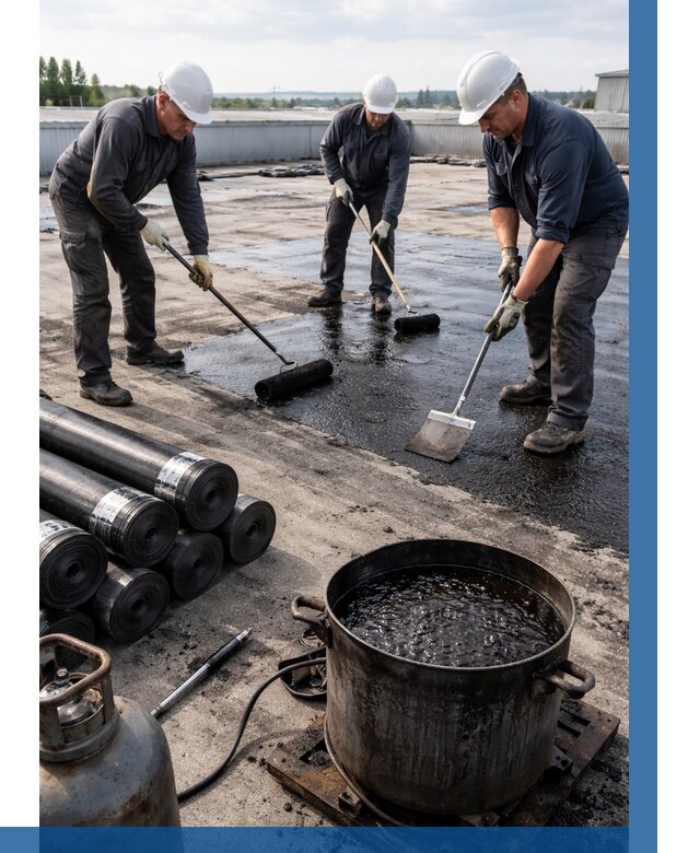 Гидроизоляция кровли мастикой в Чайковском от 607 р. | ВЫСОТНИК-Чкв