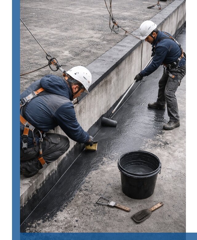 Гидроизоляция кровли жидкой резиной профессионально в Чайковском