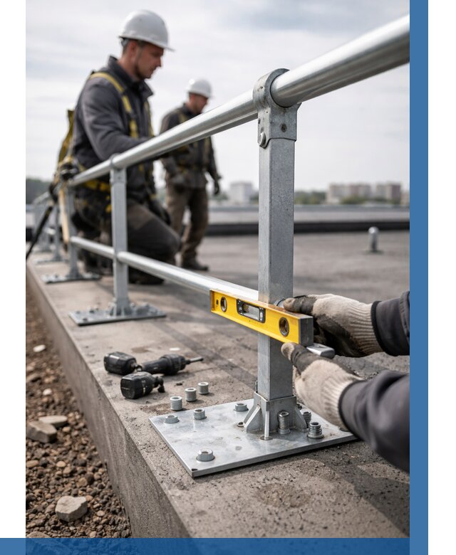 Монтаж кровельного ограждения в Чайковском от 1215 р. | ВЫСОТНИК-Чкв