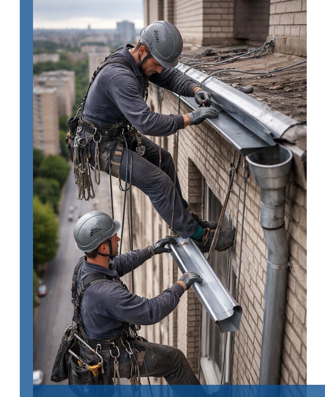 Ремонт водосточных желобов в Чайковском, быстро и качественно