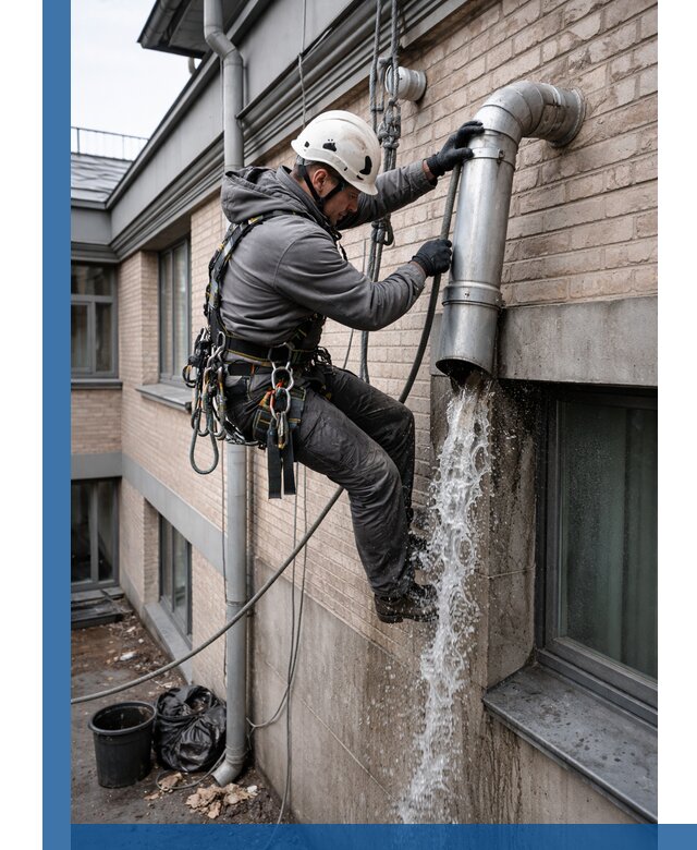 Профессиональная прочистка водосточных труб в Чайковском с гарантией