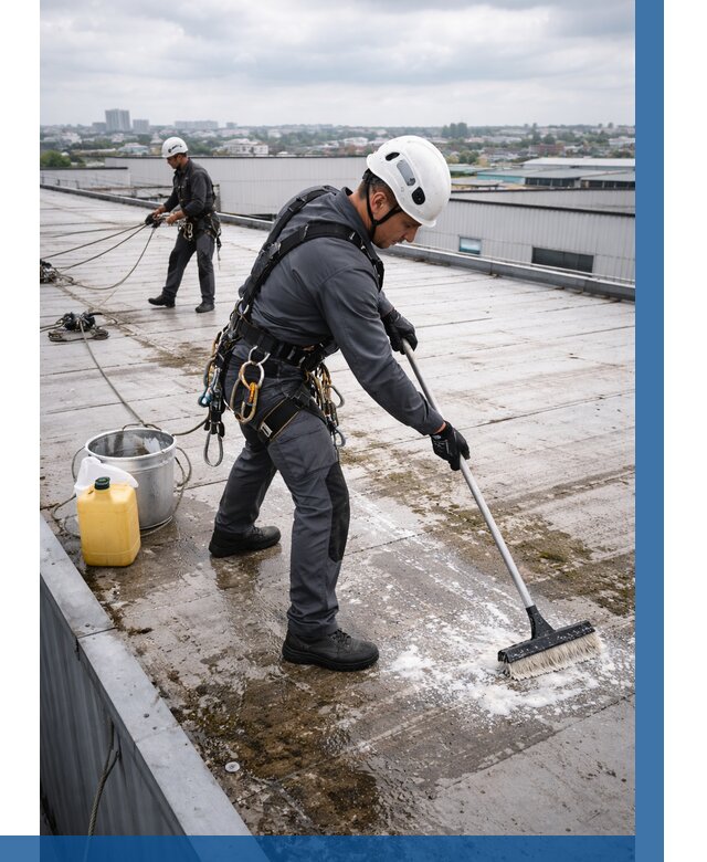 Очистка крыши по графику в Чайковском от 7591 р. | ВЫСОТНИК-Чкв