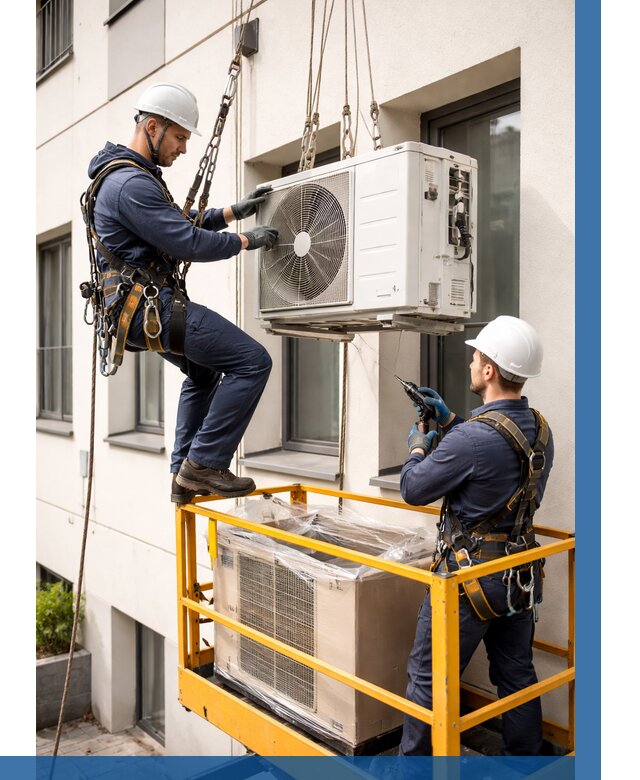 Демонтаж внешнего блока кондиционера в Чайковском от 3542 р. | ВЫСОТНИК-Чкв