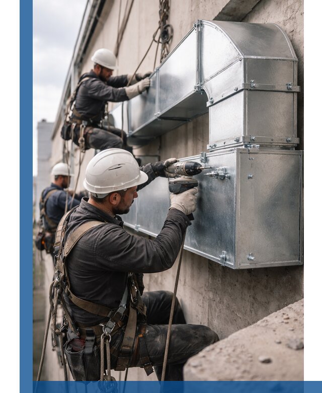 Профессиональный монтаж вентиляционных коробов в Чайковском под ключ