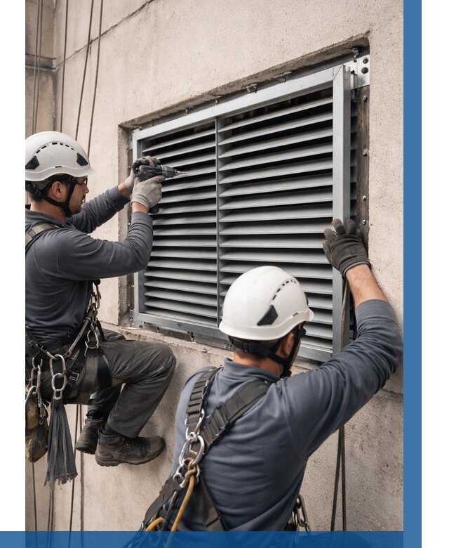 Монтаж вентиляционных решеток в Чайковском от 4554 р. | ВЫСОТНИК-Чкв