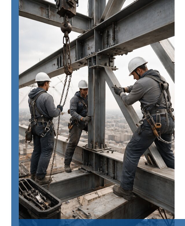 Профессиональный монтаж металлоконструкций на высоте в Чайковском