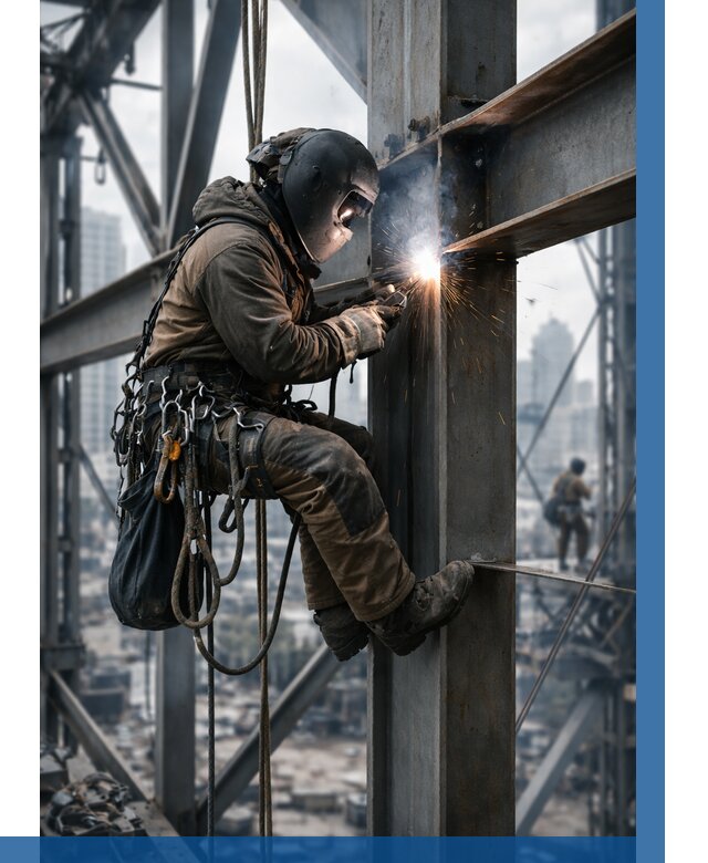 Высотные сварочные работы в Чайковском от 3542 р. | ВЫСОТНИК-Чкв