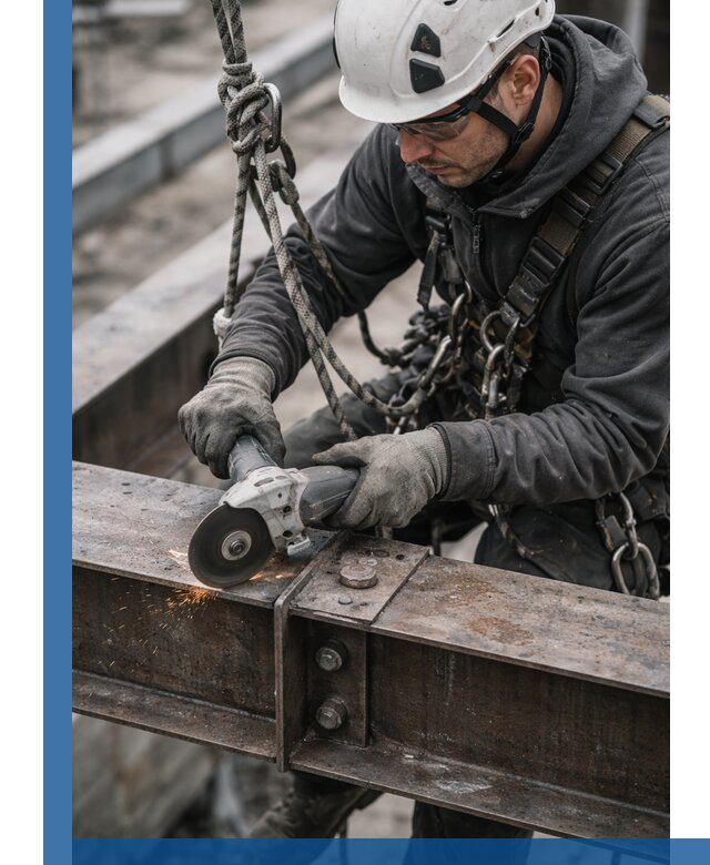 Резка металла на высоте в Чайковском для зданий и конструкций