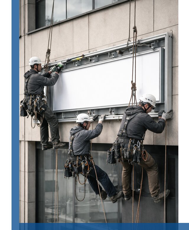 Профессиональный монтаж светового короба под ключ в Чайковском