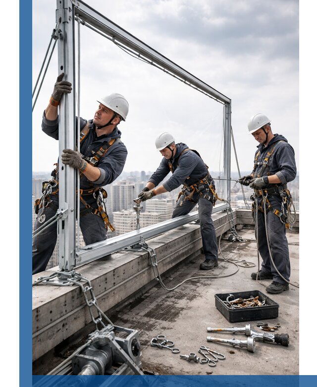 Монтаж крышных рекламных конструкций под ключ в Чайковском