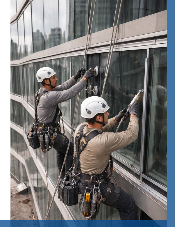 Радиусное остекление фасада в Чайковском от 12145 р. | ВЫСОТНИК-Чкв