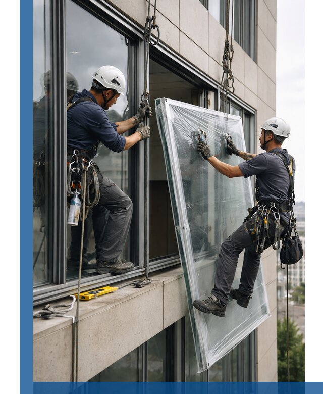Профессиональная замена стекла в витраже в Чайковском с гарантией