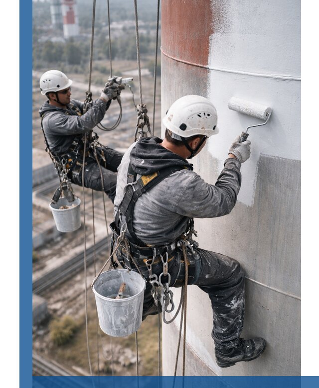 Покраска дымовых труб в Чайковском: антикоррозийная защита и восстановление