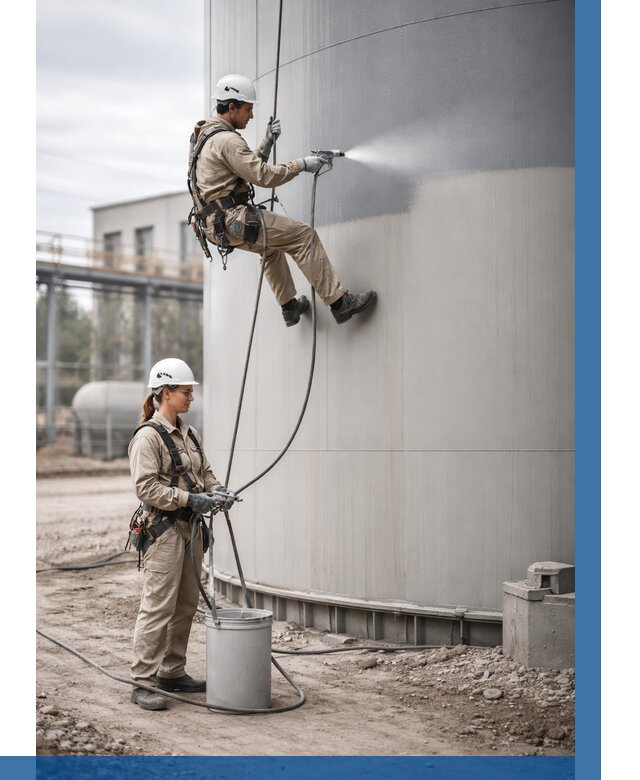 Покраска резервуаров в Чайковском от 1215 р. | ВЫСОТНИК-Чкв — заказать