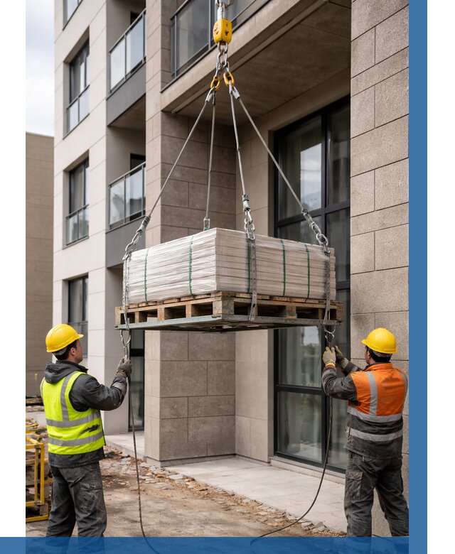 Подъем керамогранита на этаж в Чайковском от 3542 р. | ВЫСОТНИК-Чкв