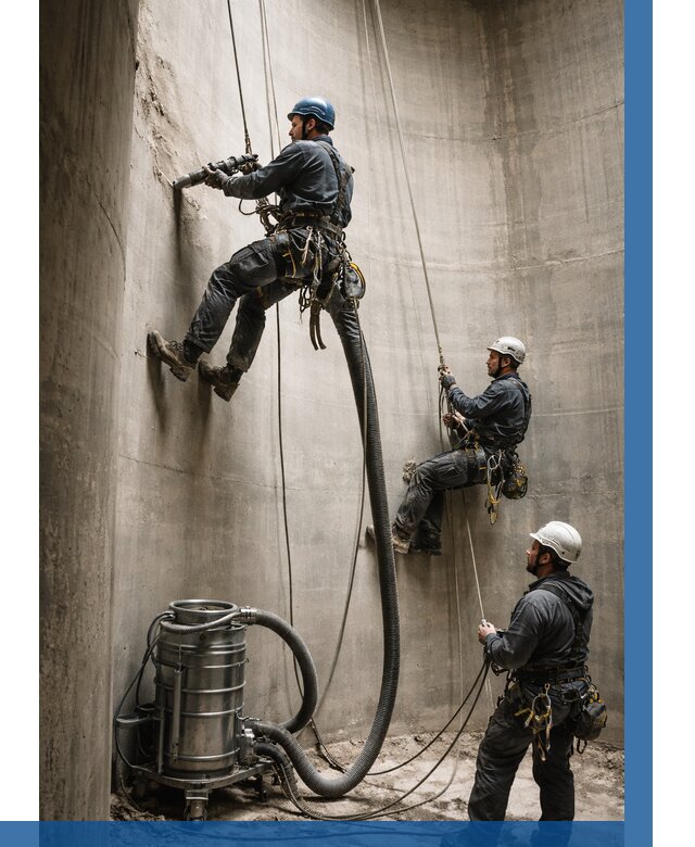 Зачистка силосов в Чайковском от 4554 р. Договор и смета ВЫСОТНИК-Чкв