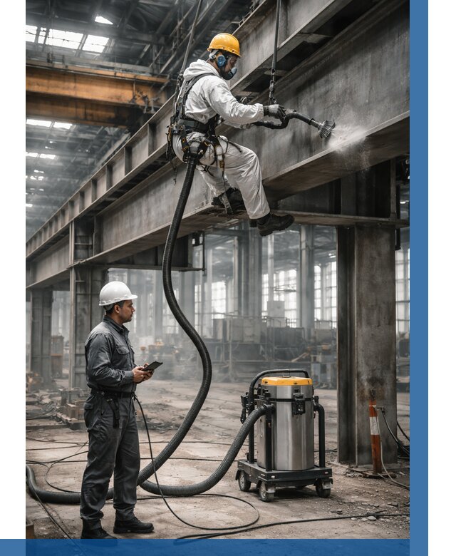 Обеспыливание конструкций в цехе в Чайковском от 4251 р. | ВЫСОТНИК-Чкв