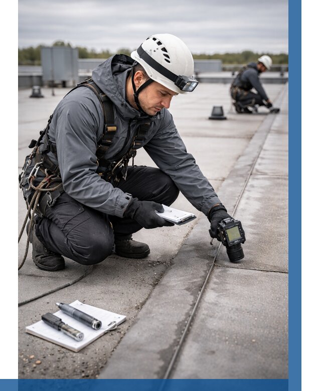 Обследование кровли на протечки в Чайковском от 4554 р. | ВЫСОТНИК-Чкв